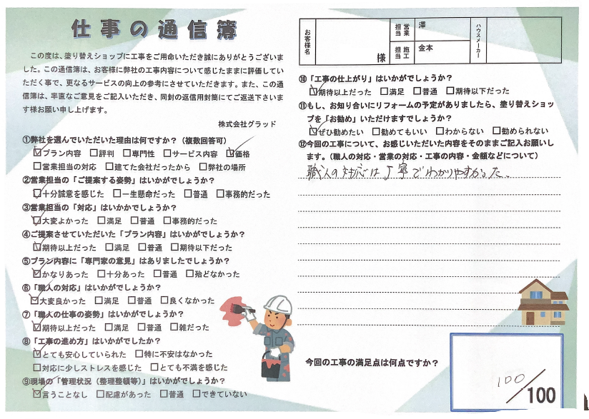 愛知県名古屋市中村区 K様