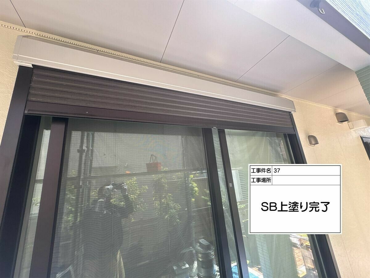 名古屋市西区 シャッターボックス の施工完了