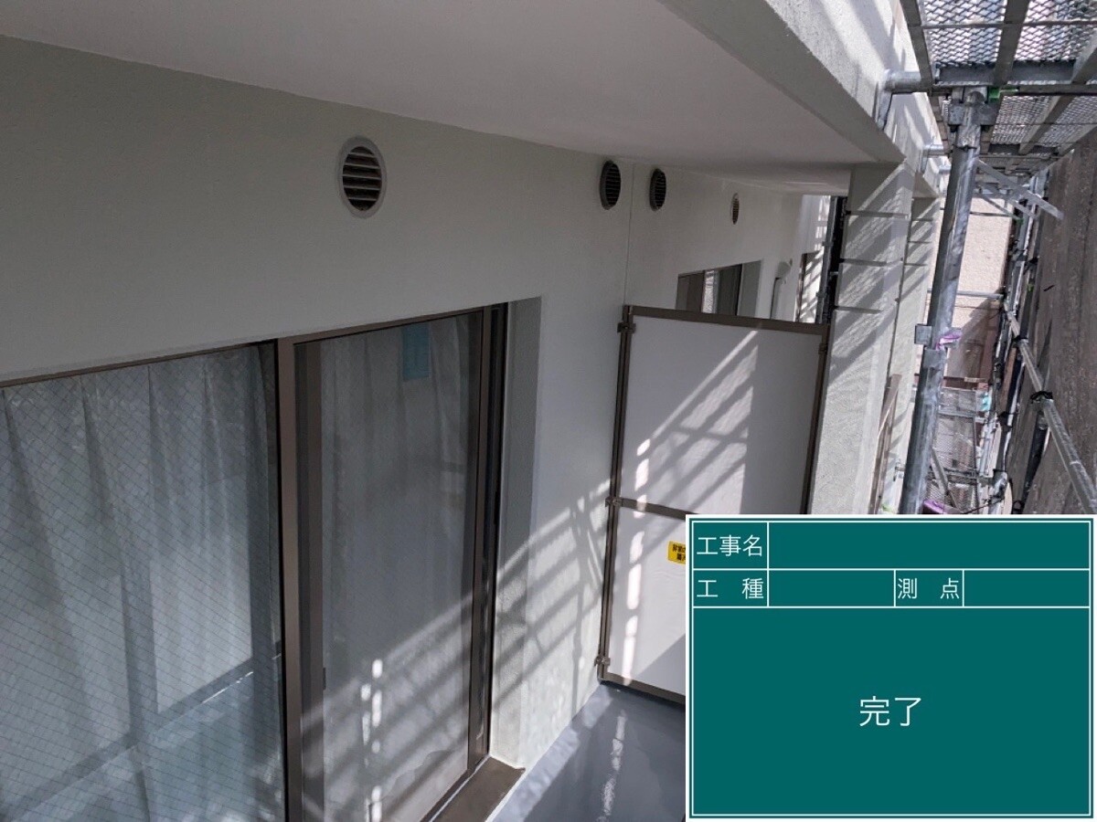 愛知県半田市 外壁（2・3階） 施工完了