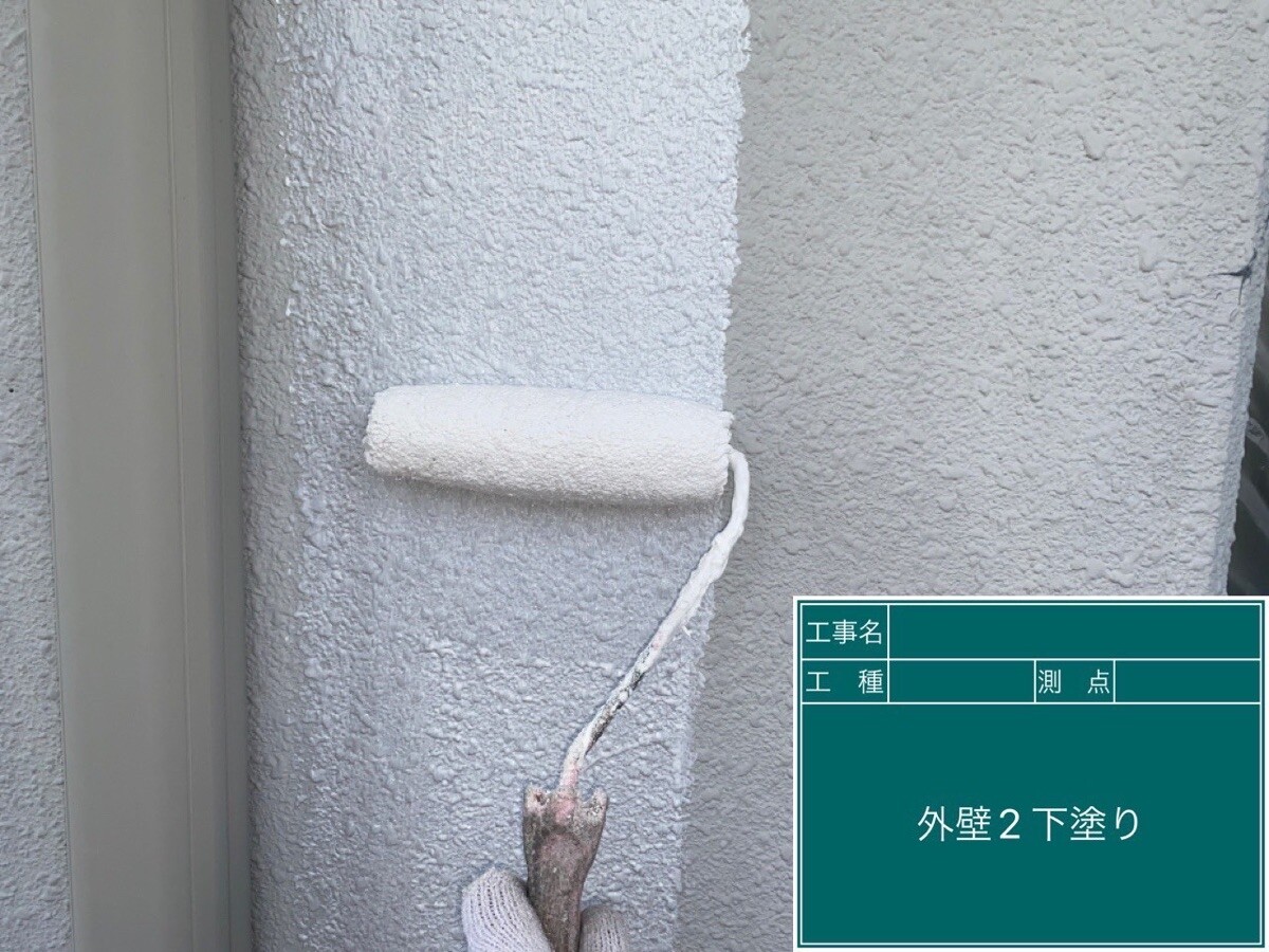 愛知県半田市 外壁（1階） 下塗り