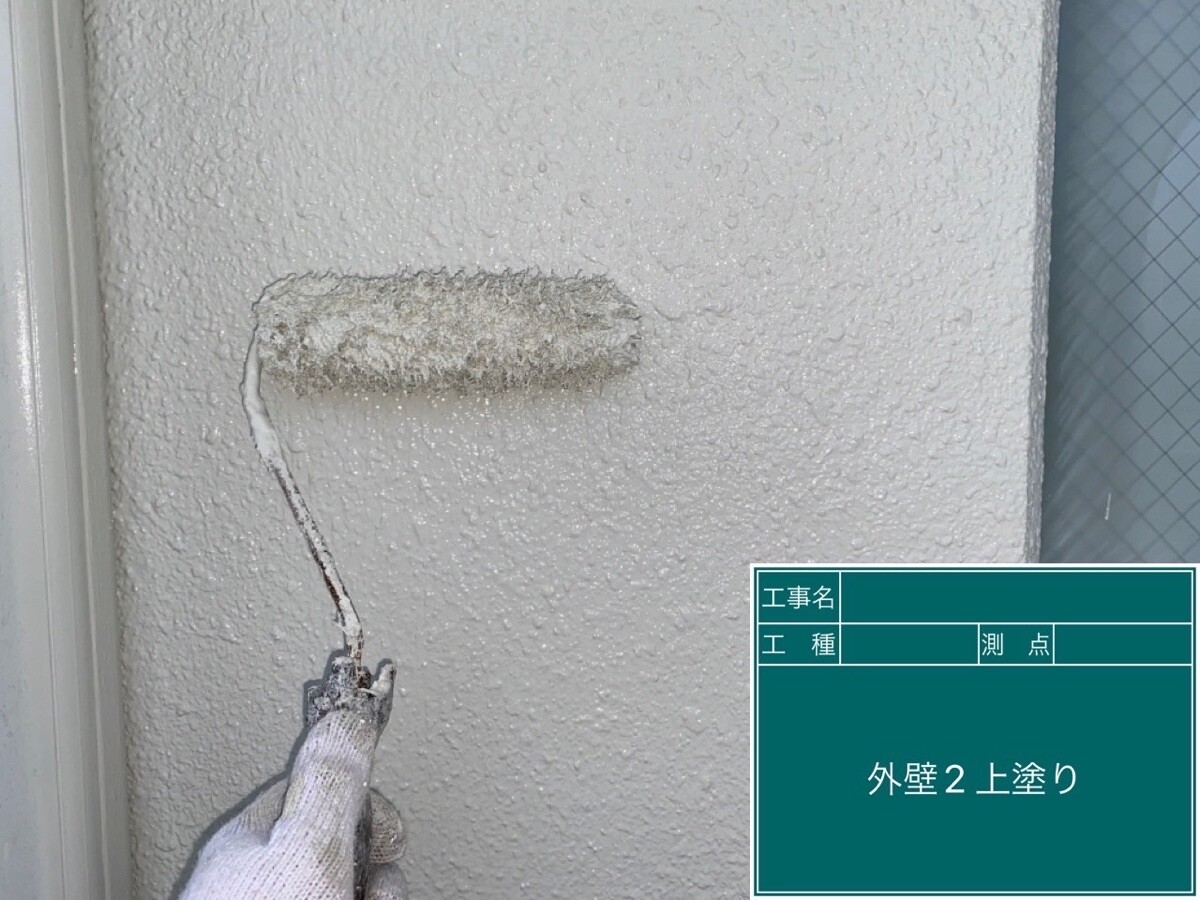 愛知県半田市 外壁（1階） 上塗り