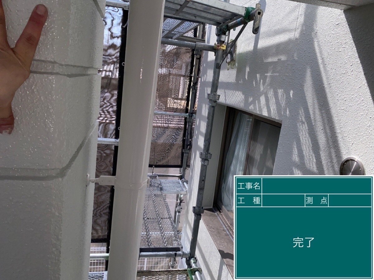 愛知県半田市 縦樋 施工完了