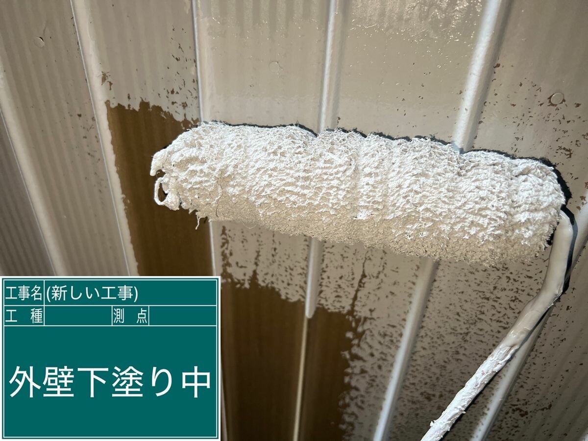 名古屋市南区 外壁 下塗り