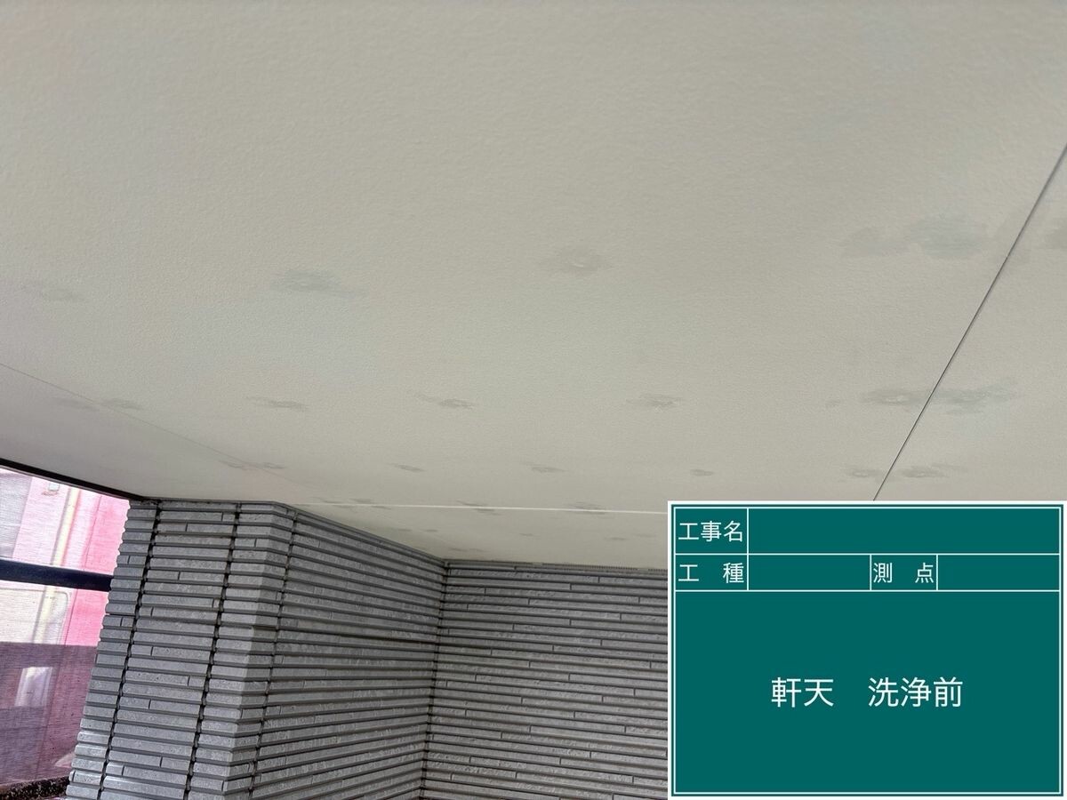 名古屋市瑞穂区 軒天 施工前
